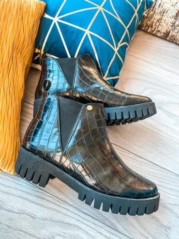 Harlem Boots Coco Black – M. Valentina